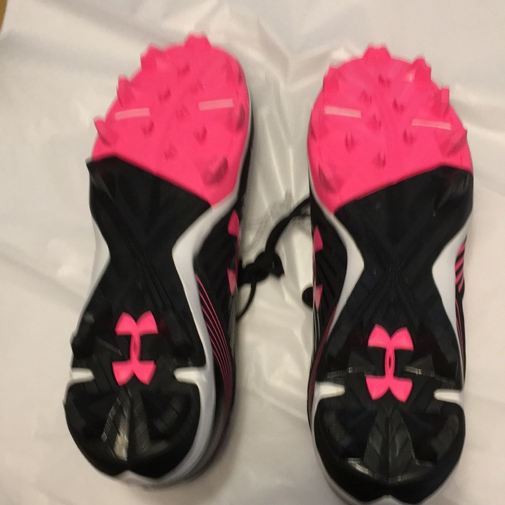 Women's UA Glyde Rubber Molded Softball Cleats 8.5 - Picture 7 of 7